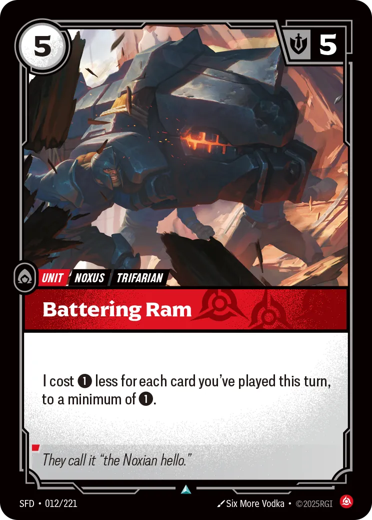 Battering Ram (Uncommon) [ Inglese / Cinese Semplificato ]