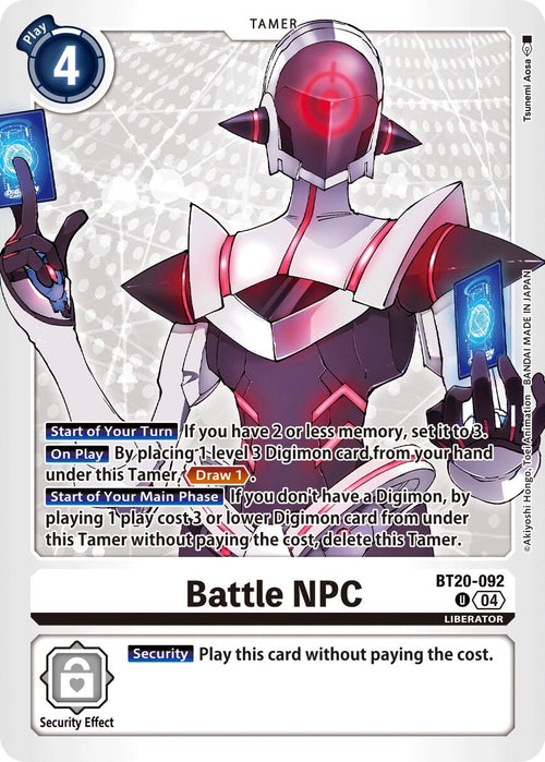 Battle NPC BT20-092 [ Inglese / Giapponese ]