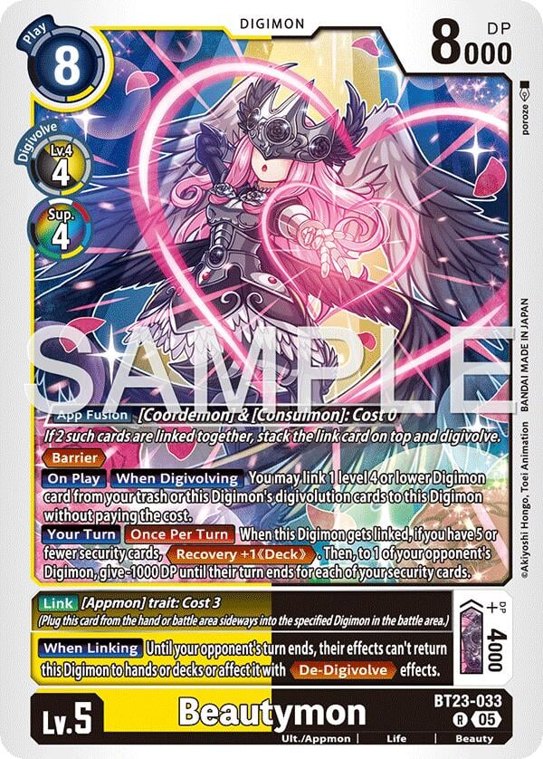Beautymon BT23-033 [ Inglese / Giapponese ]