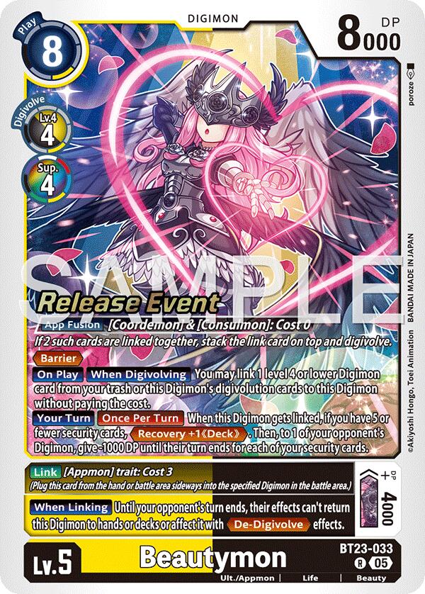 Beautymon BT23-033 [ Inglese / Giapponese ]