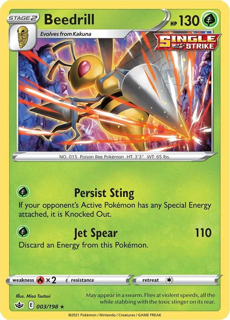 Beedrill - Regno Glaciale 003/198 [ Italiano / Inglese ]