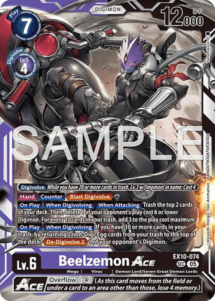 Beelzemon ACE EX10-074 [ Inglese / Giapponese ]