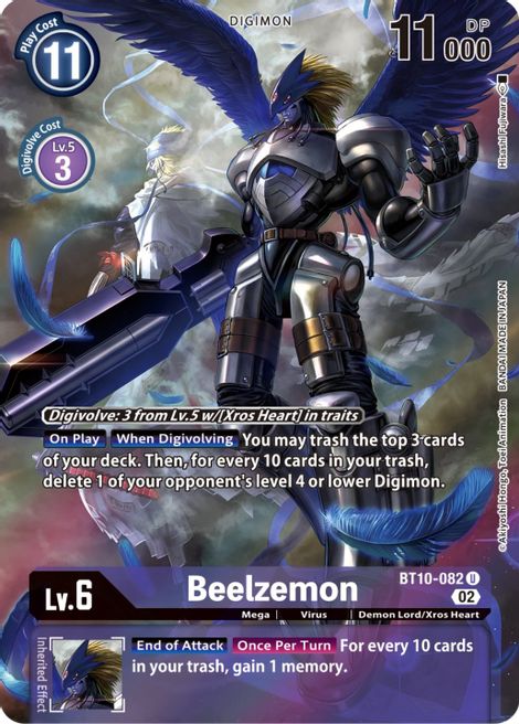 Beelzemon BT10-082 [ Inglese / Giapponese ]