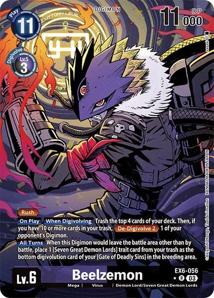 Beelzemon EX6-056 [ Inglese / Giapponese ]