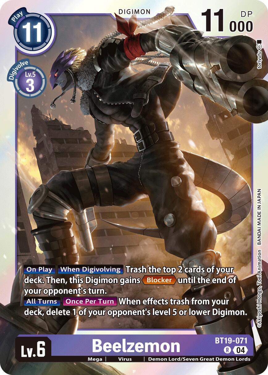 Beelzemon BT19-071 [ Inglese / Giapponese ]