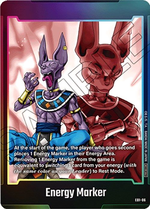 "Beerus" Energy Marker E-01 [ Inglese / Giapponese ]