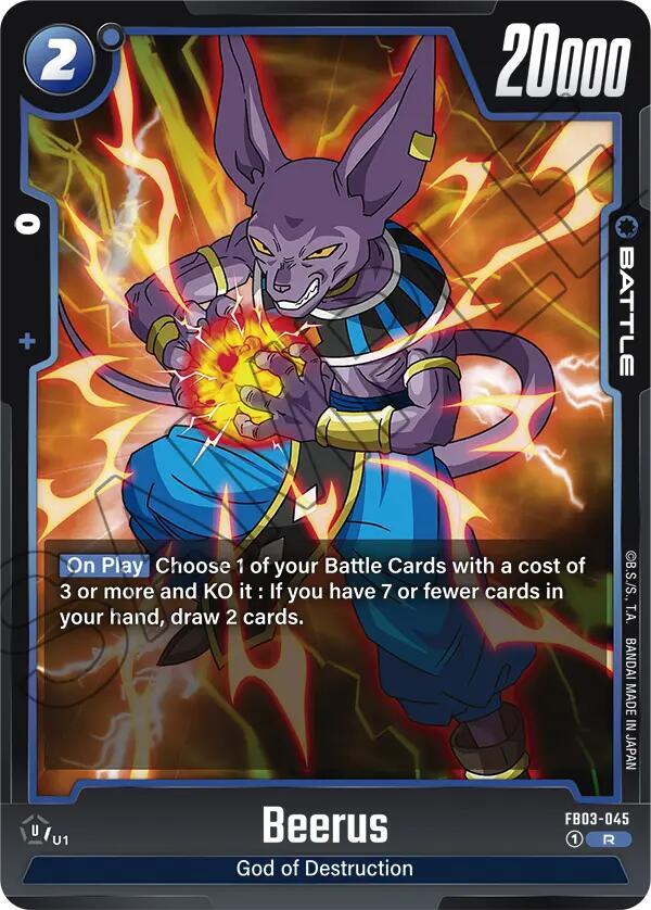 Beerus FB03-045 [ Inglese / Giapponese ]