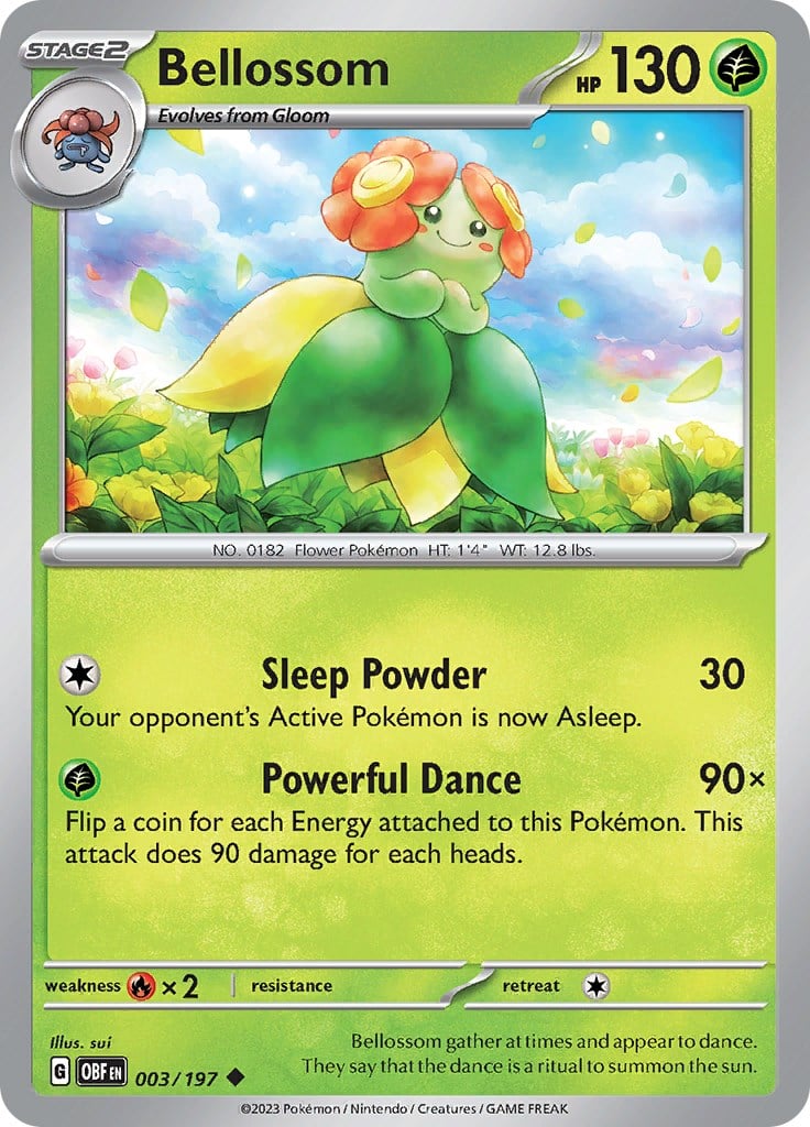 Bellossom - Ossidiana Infuocata 003/197 [ Italiano ]