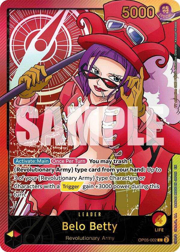 Belo Betty OP05-002 [ Inglese / Giapponese / Francese / Cinese Semplificato ]