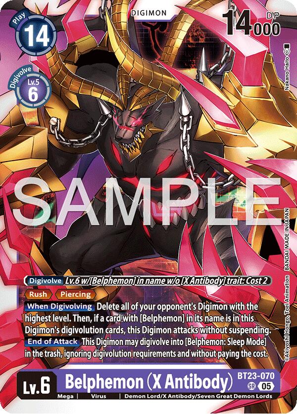 Belphemon BT23-070 [ Inglese / Giapponese ]