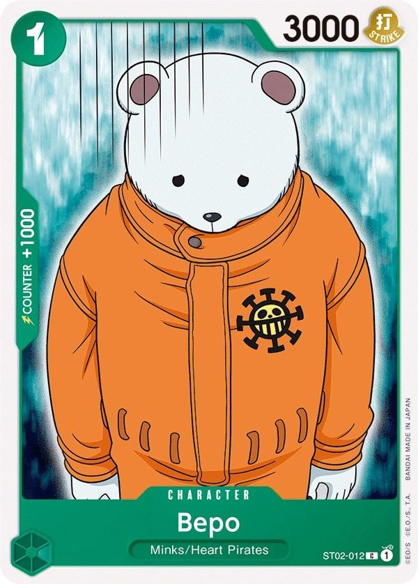 Bepo ST02-012 [ Inglese / Giapponese / Francese / Cinese Semplificato ]