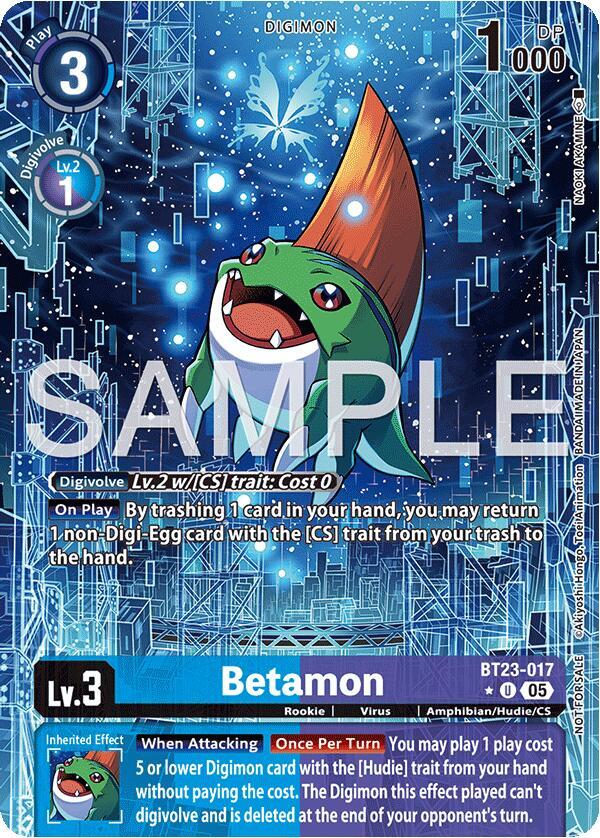 Betamon BT23-017 [ Inglese / Giapponese ]