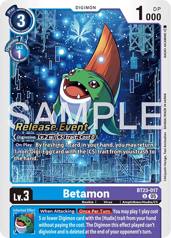 Betamon BT23-017 [ Inglese / Giapponese ]