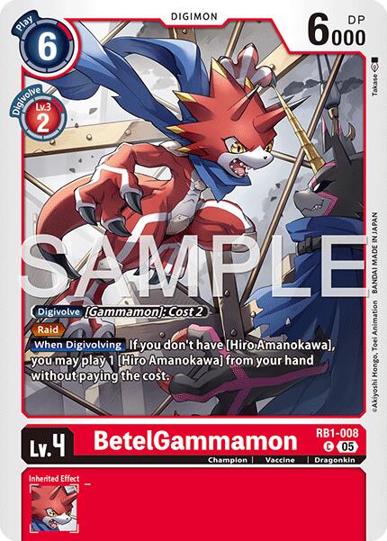 BetelGammamon RB1-008 [ Inglese / Giapponese ]
