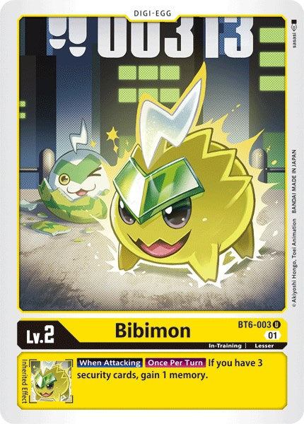 Bibimon BT6-003 [ Inglese / Giapponese ]