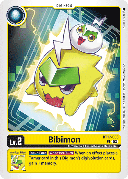 Bibimon BT17-003 [ Inglese / Giapponese ]