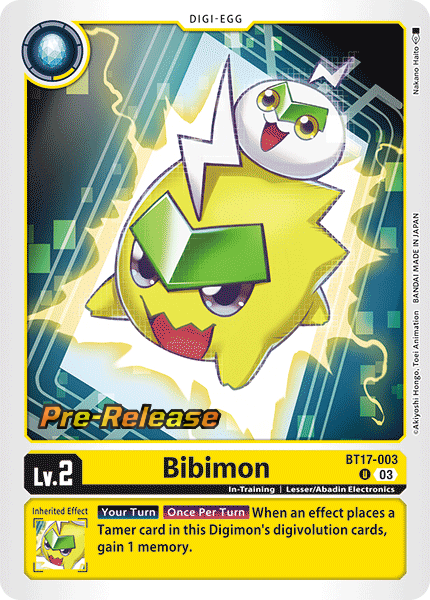 Bibimon BT17-003 [ Inglese / Giapponese ]