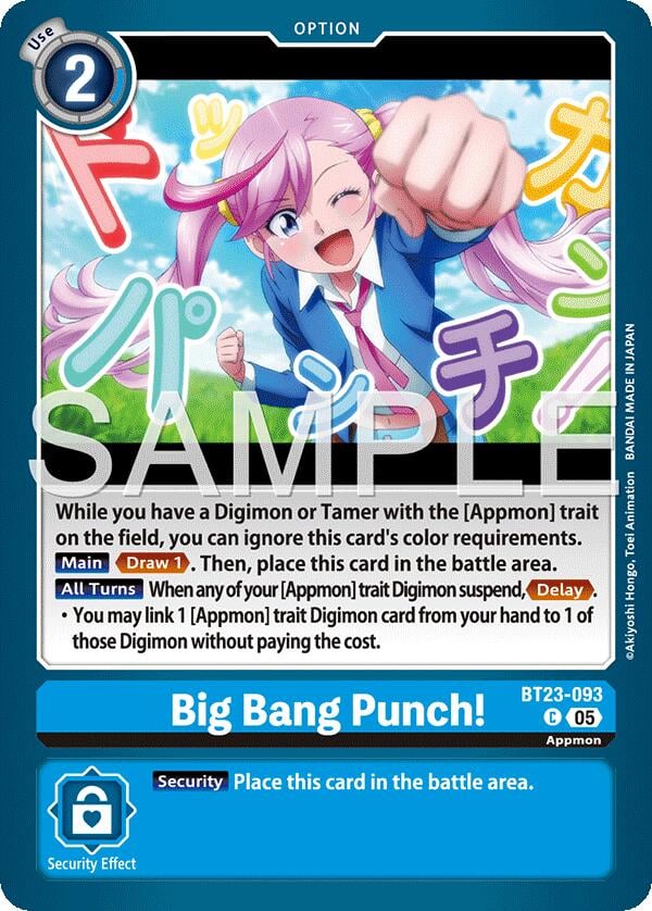 Big Bang Punch! BT23-093 [ Inglese / Giapponese ]