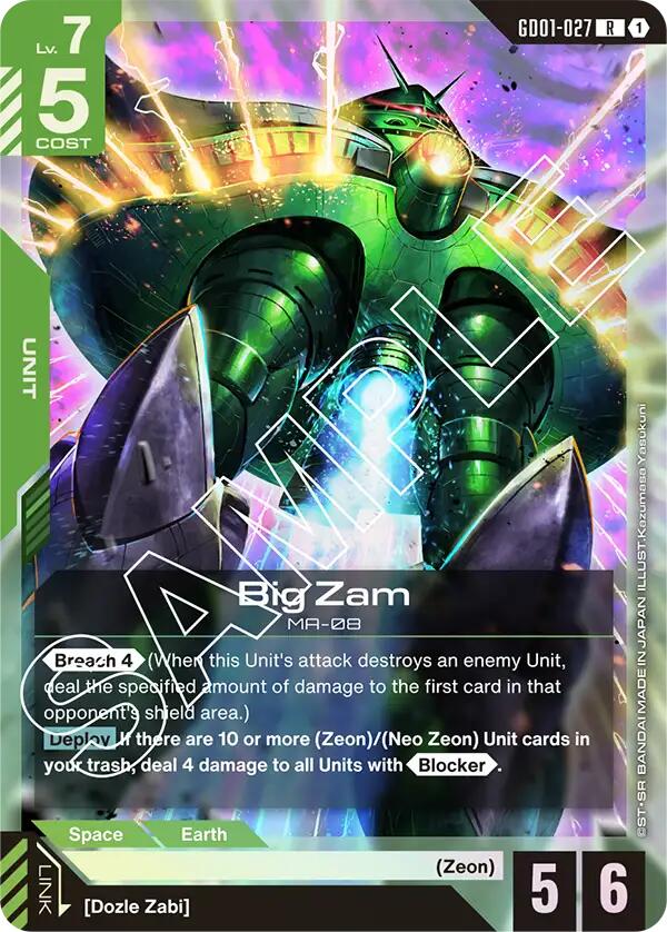 Big Zam GD01-027 [ Inglese / Giapponese ]