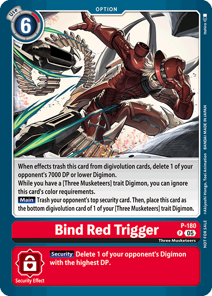 Bind Red Trigger P-180 [ Inglese / Giapponese ]