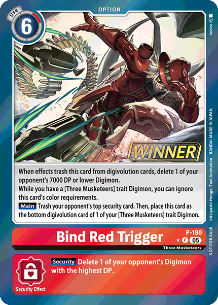 Bind Red Trigger P-180 [ Inglese / Giapponese ]