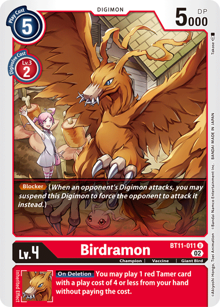 Birdramon BT11-011 [ Inglese / Giapponese ]