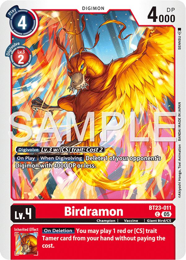 Birdramon BT23-011 [ Inglese / Giapponese ]