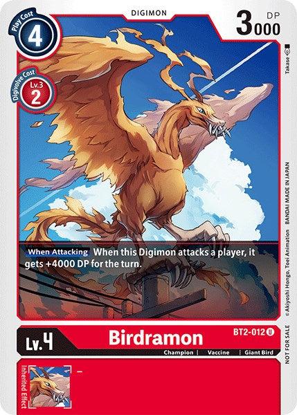 Birdramon BT2-012 [ Inglese / Giapponese ]