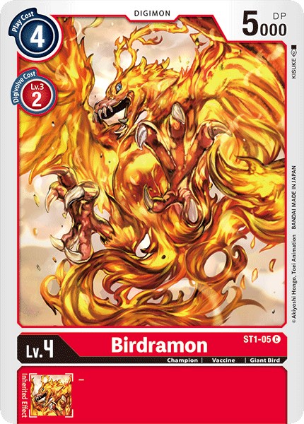 Birdramon ST1-05 [ Inglese / Giapponese ]