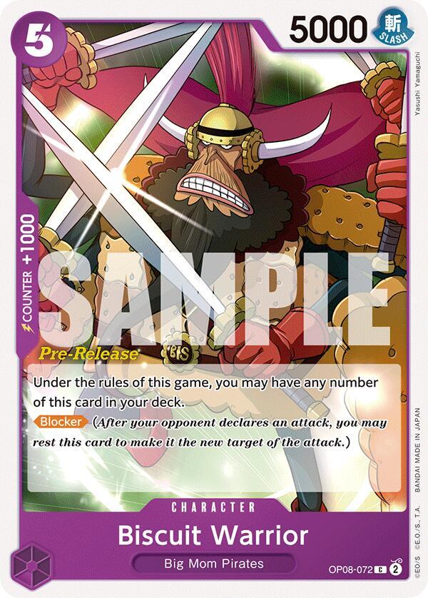 Biscuit Warrior OP08-072 [ Inglese / Giapponese / Francese / Cinese Semplificato ]