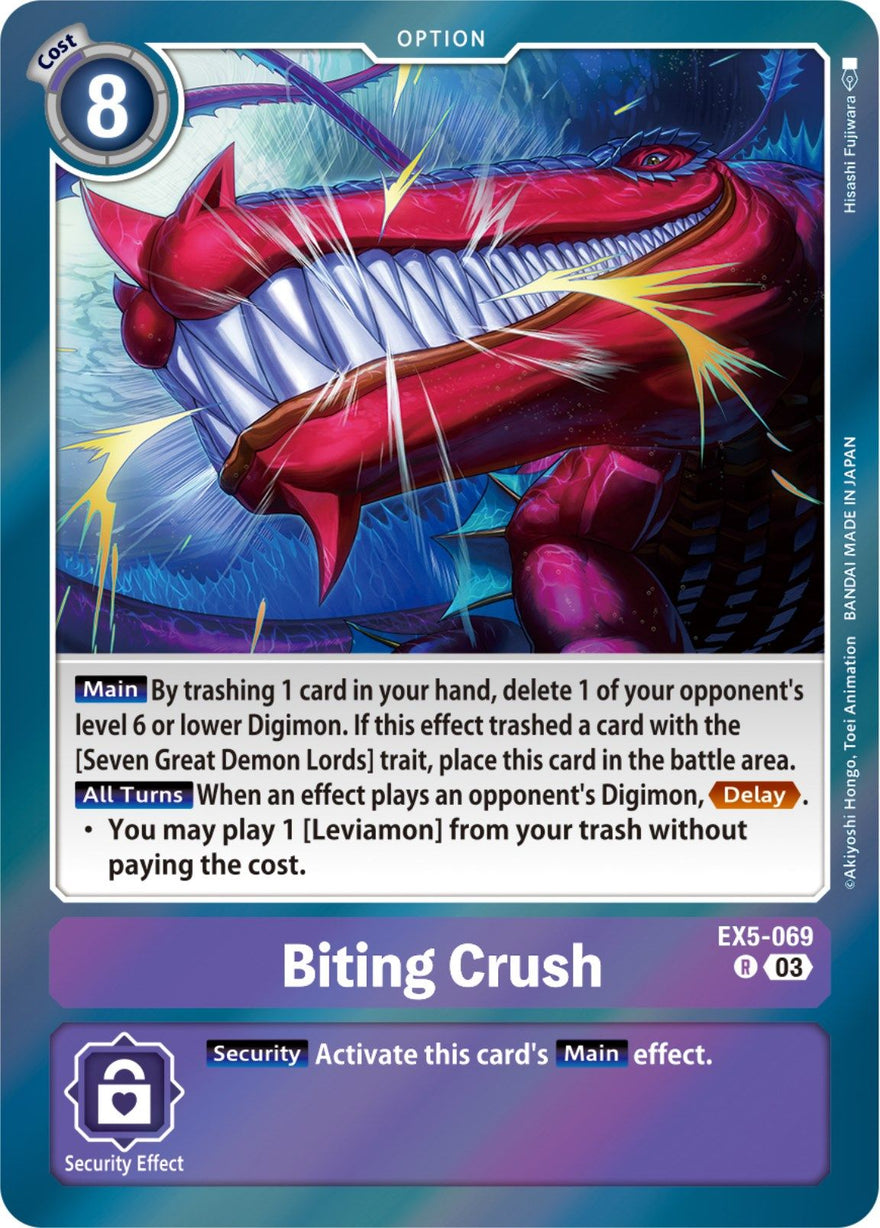 Biting Crush EX5-069 [ Inglese / Giapponese ]
