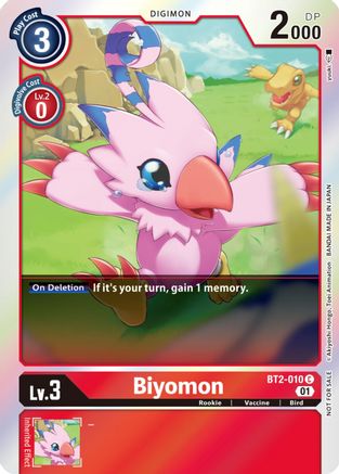 Biyomon BT2-010 [ Inglese / Giapponese ]