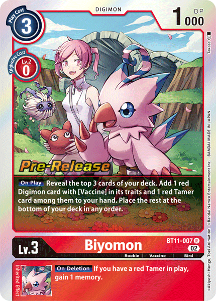 Biyomon BT11-007 [ Inglese / Giapponese ]