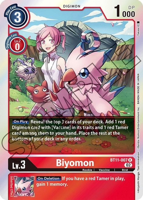 Biyomon BT11-007 [ Inglese / Giapponese ]