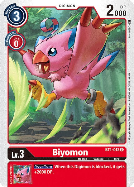 Biyomon BT1-012 [ Inglese / Giapponese ]