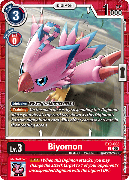 Biyomon EX9-008 [ Inglese / Giapponese ]