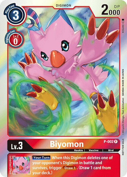 Biyomon P-002 [ Inglese / Giapponese ]