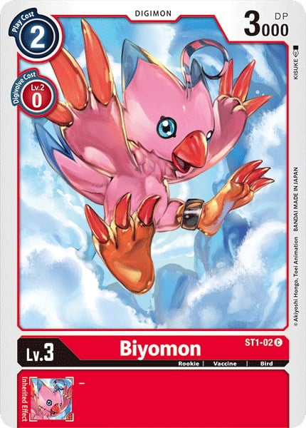 Biyomon ST1-02 [ Inglese / Giapponese ]