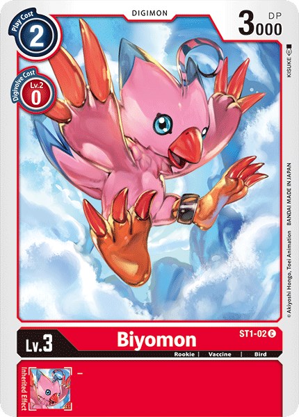 Biyomon ST1-02 [ Inglese / Giapponese ]