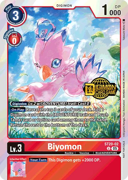 Biyomon ST20-02 [ Inglese / Giapponese ]