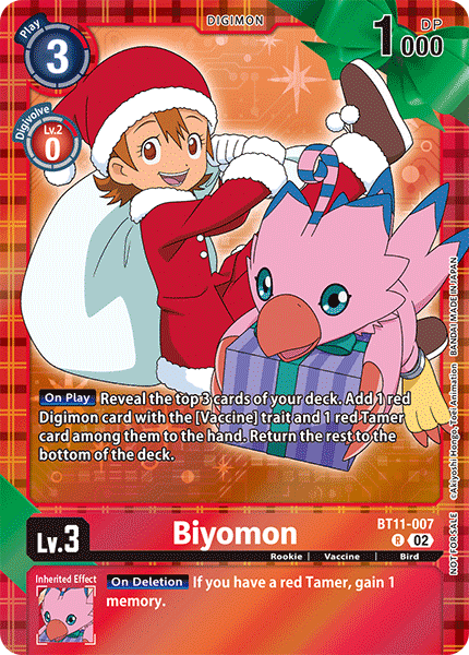 Biyomon BT11-007 [ Inglese / Giapponese ]