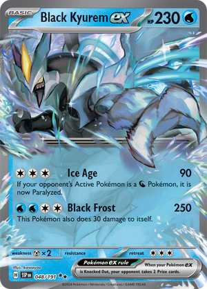 Kyurem Nero-ex - Scintille Folgoranti 048/191 [ Italiano ]