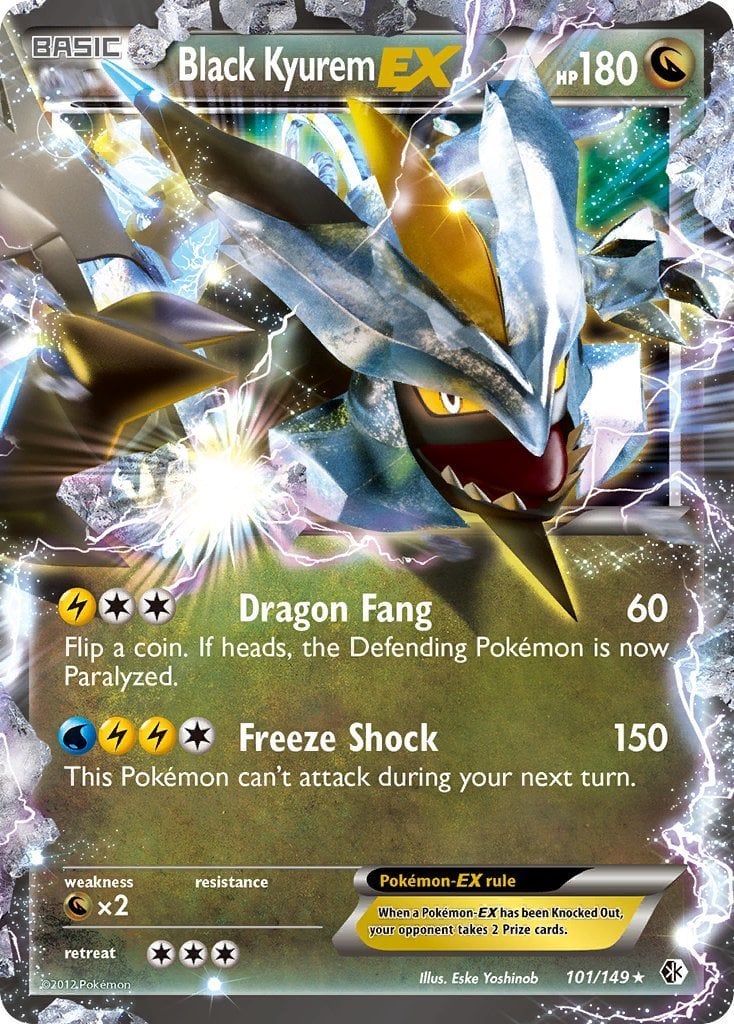 Kyurem Nero-EX - Confini Varcati 101/149 [ Italiano / Inglese ]