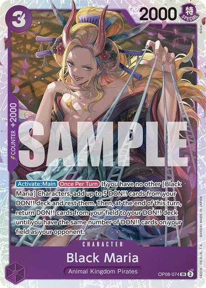 Black Maria OP08-074 [ Inglese / Giapponese / Francese / Cinese Semplificato ]