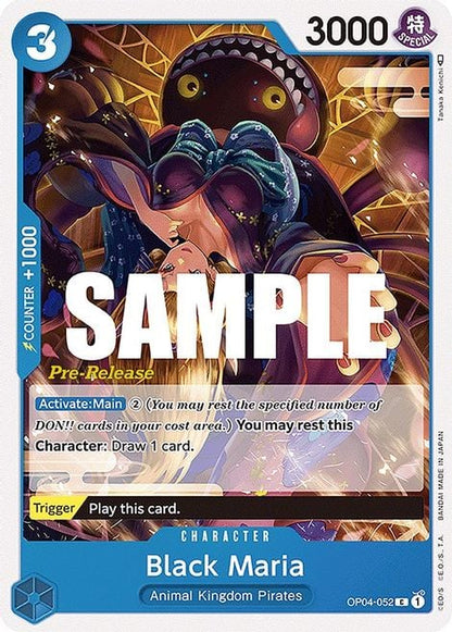 Black Maria OP04-052 [ Inglese / Giapponese / Francese / Cinese Semplificato ]