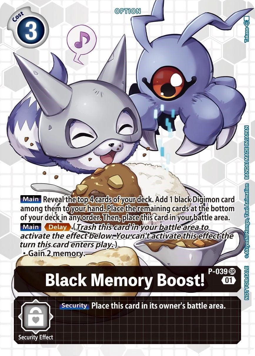 Black Memory Boost! P-039 [ Inglese / Giapponese ]