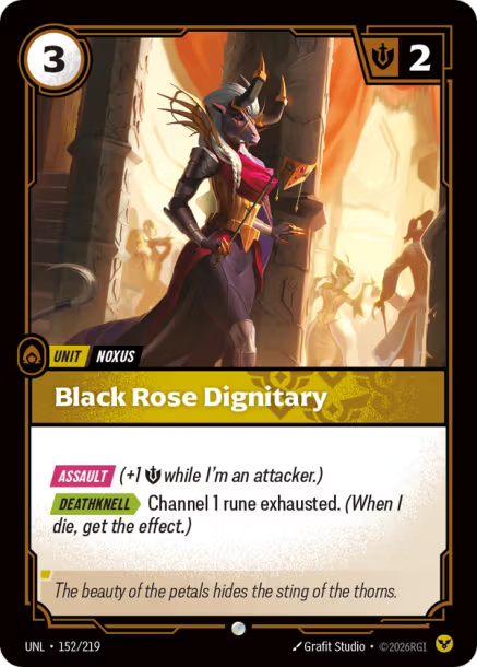 Black Rose Dignitary (Common) [ Inglese / Cinese Semplificato ]