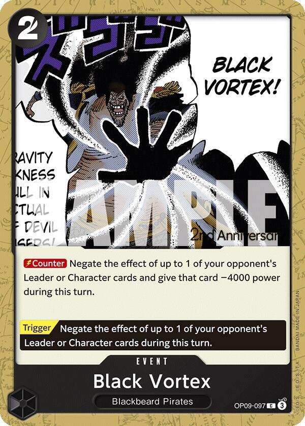 Black Vortex OP09-097 [ Inglese / Giapponese / Francese / Cinese Semplificato ]
