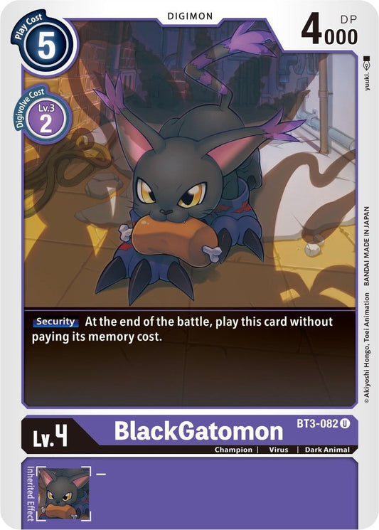 BlackGatomon BT3-082 [ Inglese / Giapponese ]