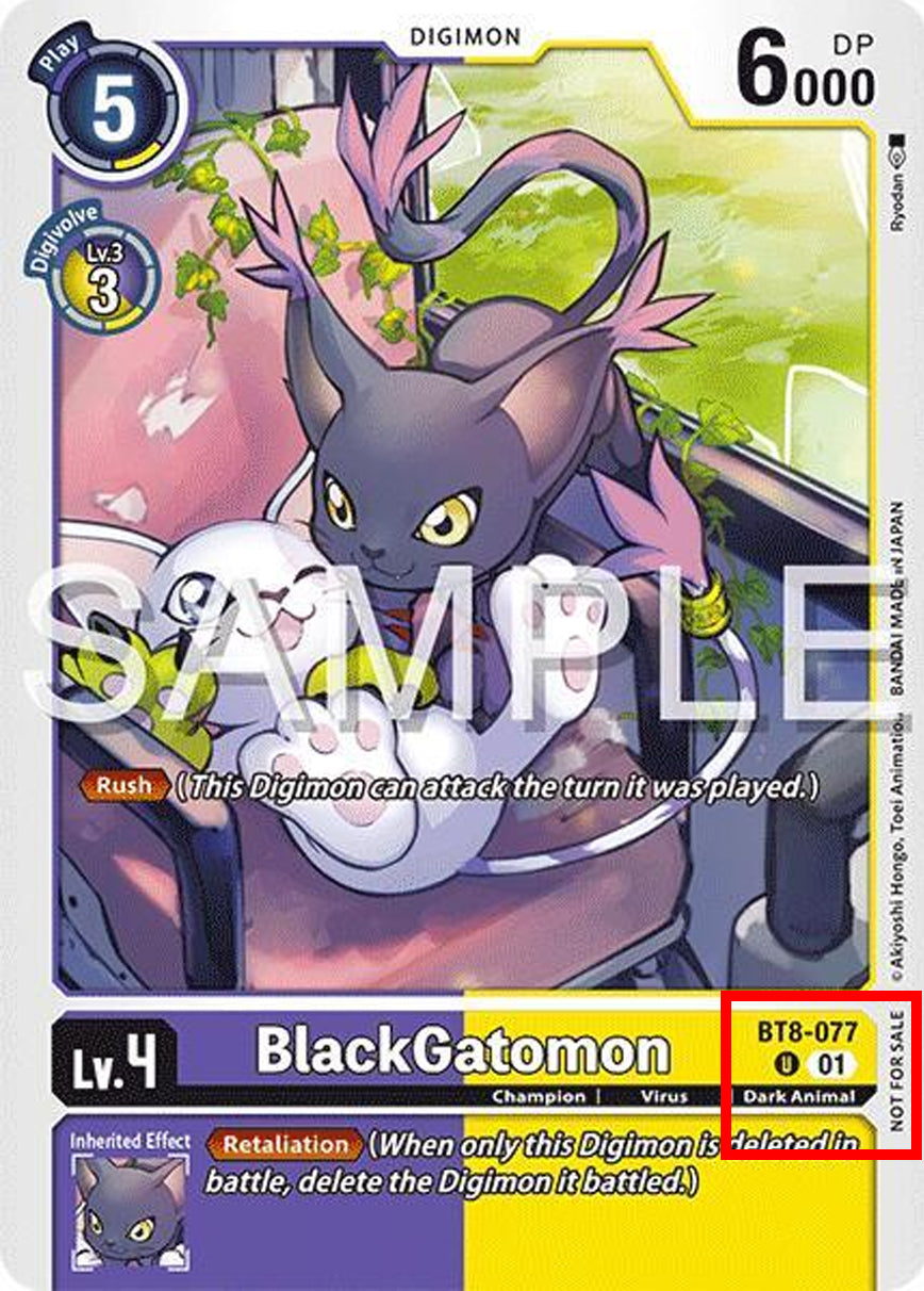 BlackGatomon BT8-077 [ Inglese / Giapponese ]